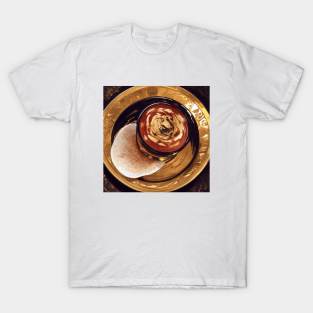 Coffee Cafe Vintage Cup Retro T-Shirt